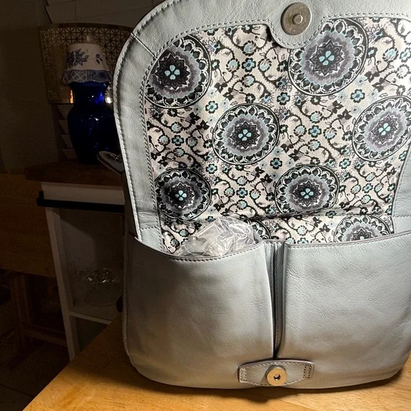 Vera Bradley leather Gallatin carryall Carson - Picture 6 of 10